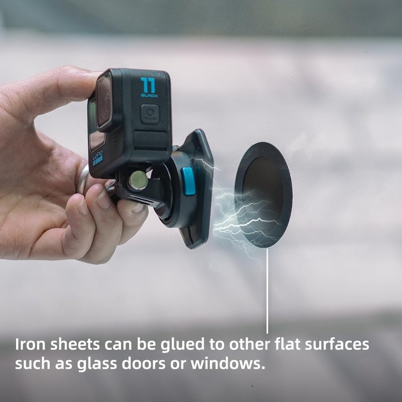 Rugvis Magnetic Chest Mount with Neck Strap, 360° POV Invisible