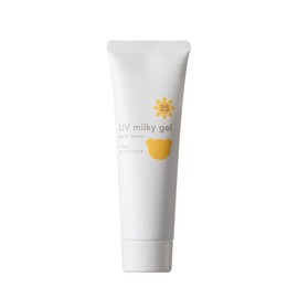 Cainz SPF 35 PA+++ Sunscreen Gel for Kids, 2.8 oz (80 g), UV Milky Gel, Hypoallergenic, Whole Body, UV Absorber Free, Soap Washable