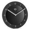 Braun BC06B Classic Analogue Quartz Wall Clock in Black/Quiet Precision