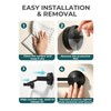 14.6 to 24 Inches No Drill Suction Cup Towel Bar