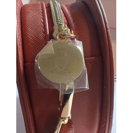 Bobbi Brown Red Makeup Bag Cosmetic Case Wristlet Wallet Purse Holiday Party