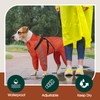 Kuoser Waterproof Dog Raincoat with Legs, Lightweight Dog Rain Jacket