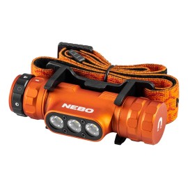 Linterna Frontal De Cabeza Nebo Master Series Hl1000 Blanco Naranja