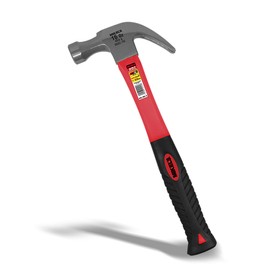 Mikels MUC-16 Martillo de Uña Curva, Mango de Fibra de Vidrio, 16 oz                                                                                  