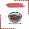 6.0" Extra Large Illusion Glass Ashtray, Perfect for Smoking Lounges,