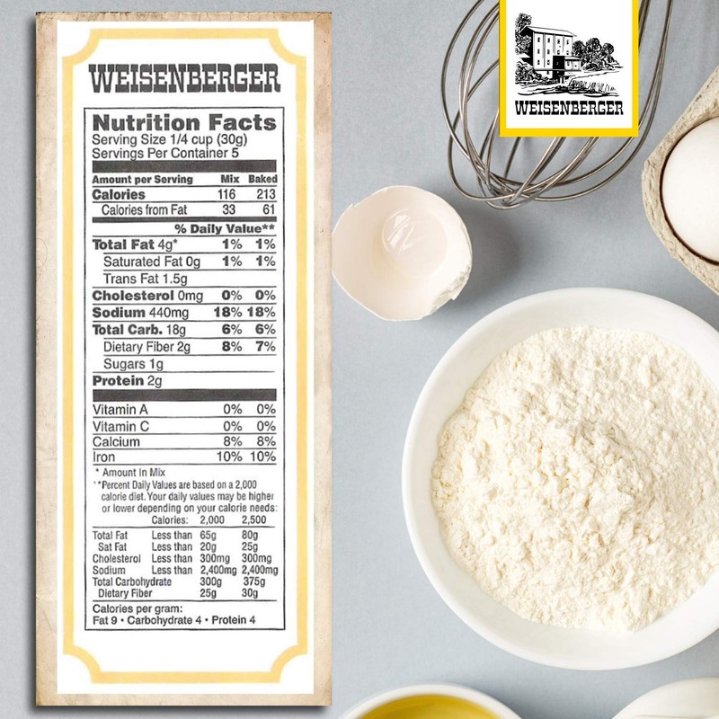 Weisenberger Biscuit Mix - Southern Style Buttermilk Biscuit Mix -