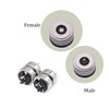 10 Pieces Magnet Male Female 2 Pin Magnetic Cable Magnetic