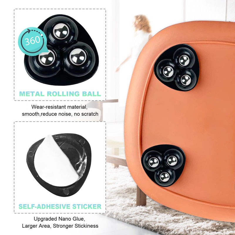 Appliance Casters - Furniture Sliders & Appliance Rollers for Kitchen,