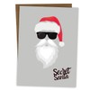 BYANIKA Secret Santa Card Merry Christmas Happy Xmas Secret Santa