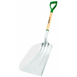 Truper 31294 Tru Tough Aluminum Scoop No.14, D-Handle, 27-Inch