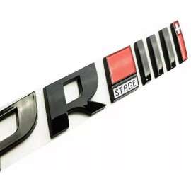 OEM NEW GLOSS Black APR Stage 3 Emblem Badge Trunk Decal ABS for TT RS S3 S4 A4L Q5