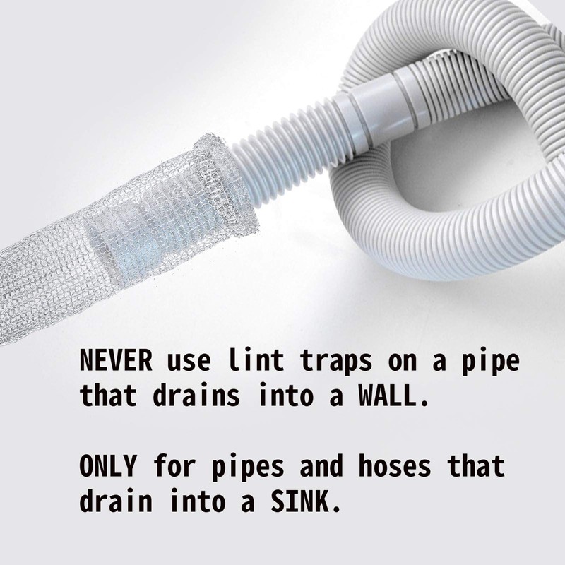 48 PCS Lint Traps Washing Machine Lint Trap Stainless Steel