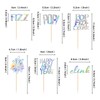 Keaziu 24 Pcs Happy New Year Cupcake Toppers Welcome 2024