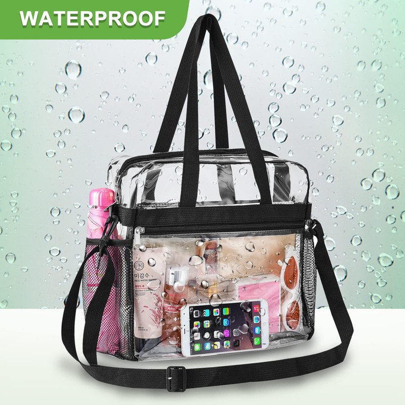Oraben Oraben Clear Bag Stadium Approved 12x6x12 Clear Tote Bag