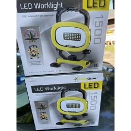 Street Vision 2X PowerGlow Portable 1500 Lumen LED Worklight  Model #:  650271S Total 2 Lights