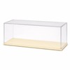 Clear Stackable Doll Display Case, Dustproof Plastic Storage Box for