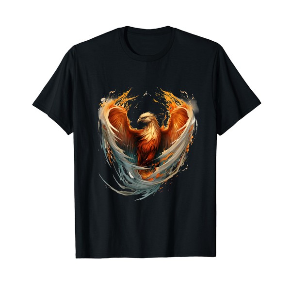 Phoenix Artwork Phoenix Rising Fire Phoenix Bird Firebird T-Shirt
