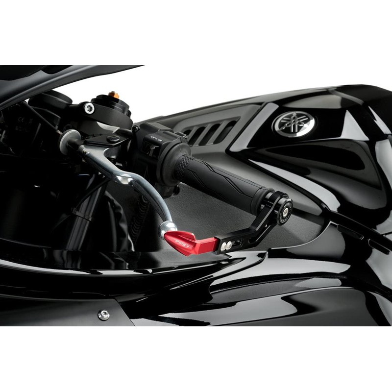 Puig 3877R Clutch and Brake Lever Protector Red