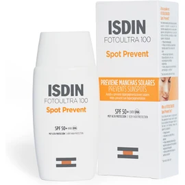 ☀️ ISDIN Fotoultra 100 SPF 50+ Prevención de manchas | Protector Solar Fluido Facial | Alta Protección UVA | Ácido Hialurónico y Alantoína | 50ml