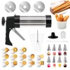 3-in-1 Churro Maker & Spritz Cookie Press Gun Kit, Stainless
