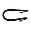 The VoIP Lounge Replacement 9 Ft Black Handset Curly Cord
