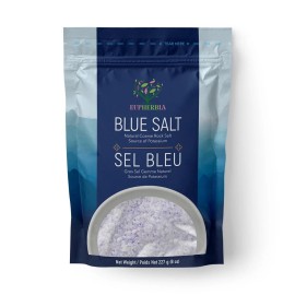 Eupherbia Blue Salt, Coarse, Rare Mineral Salt, High Potassium, Lower Sodium, Natural, ...