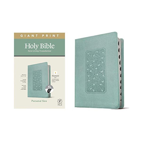 NLT Personal Size Giant Print Holy Bible (Red Letter, LeatherLike,