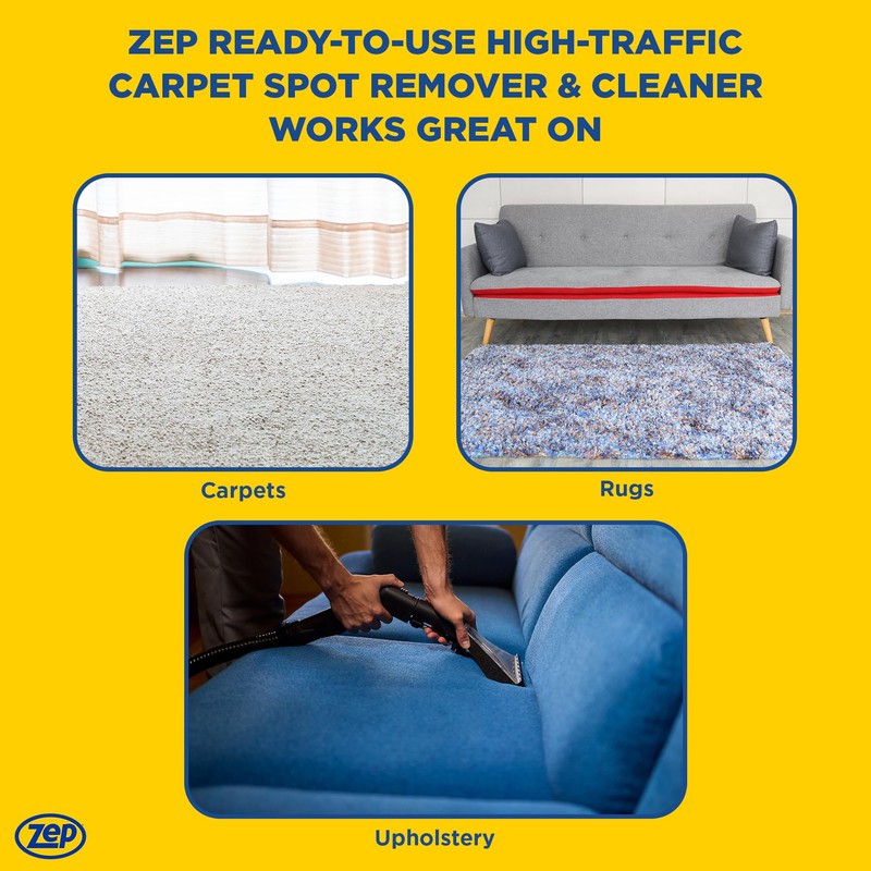 Zep High Traffic Carpet Cleaner - 1 Gallon - Penetrating