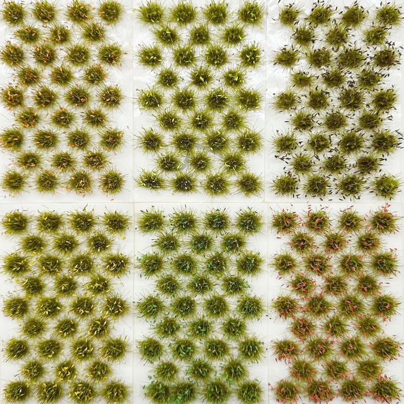 Woohome Static Flower Tufts Miniature Flower Cluster for Static Grass