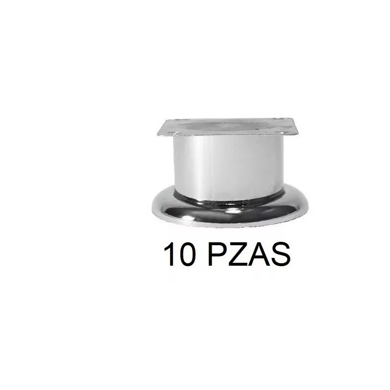 Herrajes Guerrero Pata Para Mueble O Sala 10 Cm De