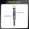 HARFINGTON 20.5mm Drill Bit 1/2" Reduced Shank Round 4341 High