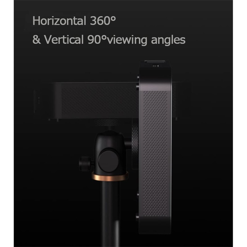 HIBORI Projector Stand, Universal Projector Mount, 360° Rotatable, Height Adjustable,