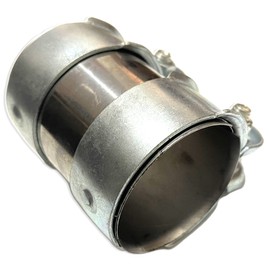 Moderno La Tail Muffler Band, Bike Parts, Stainless Steel, General Purpose Muffler Joint, Connect, Pipe Clamp Connector, YM-290-MC 2.4 inches (60 mm)