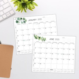 2025-2026 Magnetic Calendar for Refrigerator - 18 Monthly Calendar from Jan 2025 - Jun 2026, 13 x 11.5 In, Magnetic Fridge Calendar 2025 with Strong Magnets, Thick Paper, Ample Writing Space, Greenery