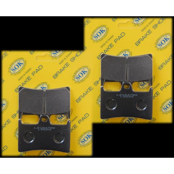 SOK FRONT BRAKE PADS fit YAMAHA YZF-R1 1000 1998-2006 YZFR1