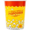 Retro Style Popcorn Buckets, 32 Oz, 50 Pack, Disposable Containers