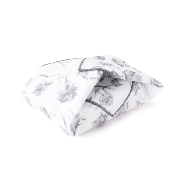 Francfranc No Tie Wrap Lunch Cloth, Lilia, Gray