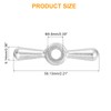 QUARKZMAN 01-5095 Hose Connection Tee Handle, 1 Piece Metal Outdoor