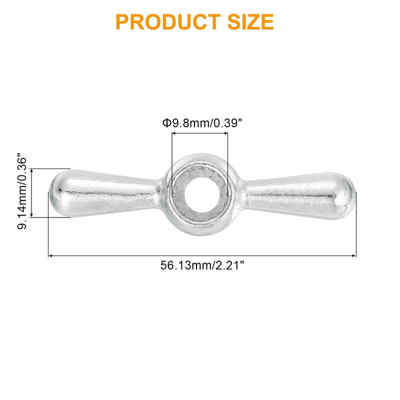 QUARKZMAN 01-5095 Hose Connection Tee Handle, 1 Piece Metal Outdoor