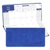 POPRUN Month to View Pocket Diary 2026 17.5x8 cm Slim