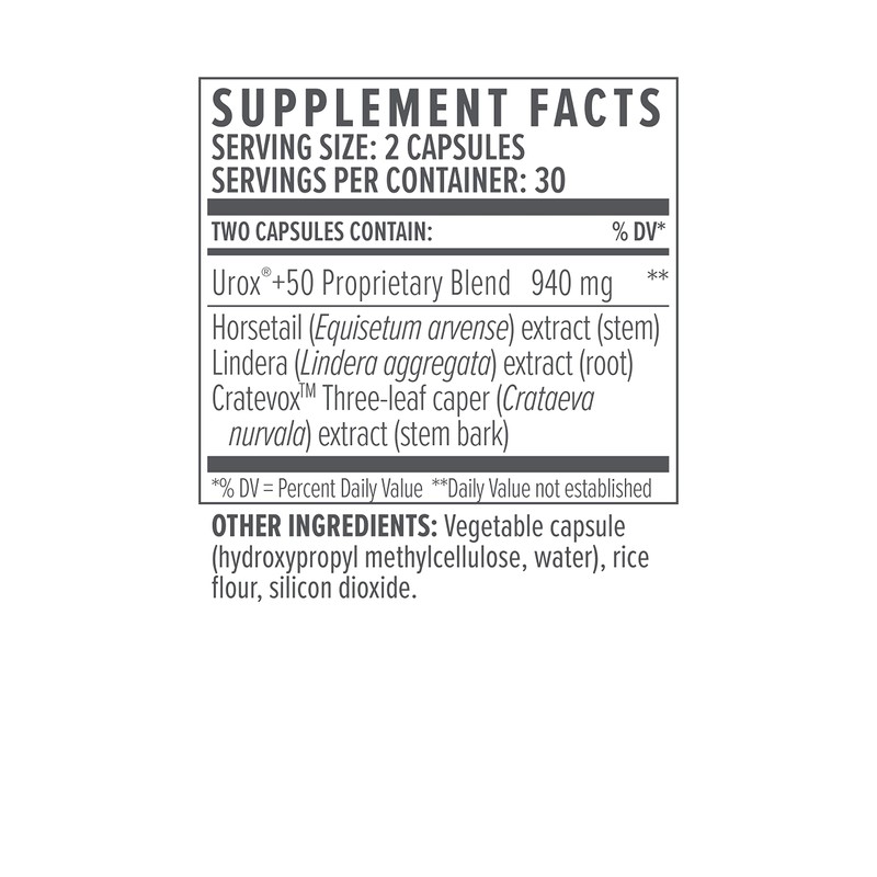 bioTE Nutraceuticals - Urox+ - Bladder Health (60 Capsules)