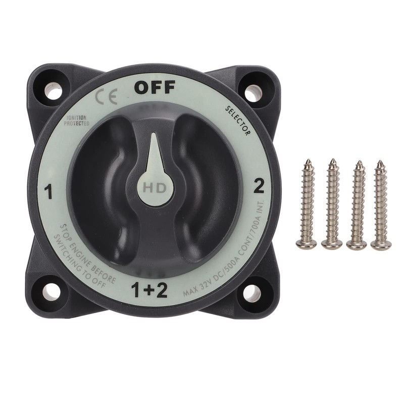 CYSFETENA 500A Battery Disconnect Switch, HD-Series Heavy Duty ON/OFF Power