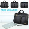 Lacdo 360° Protective Laptop Shoulder Bag, 16 inch Laptop Bag