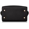 Kuko 2253111306 Tote Bag, Leather 2-Way Mini Tote Bag, black
