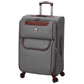 London Fog Westminster 25" Expandable Spinner Grey