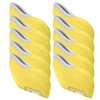 10Pcs Golf Putter Head Cover Iron Club See Through Window
