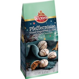 Wicklein Pfeffernusse Glazed Gingerbread With Dark Chocolate Bag, 6.17 oz