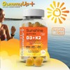 2 Months Supply Vitamin D+K2 Gummies with Calcium, High Strength