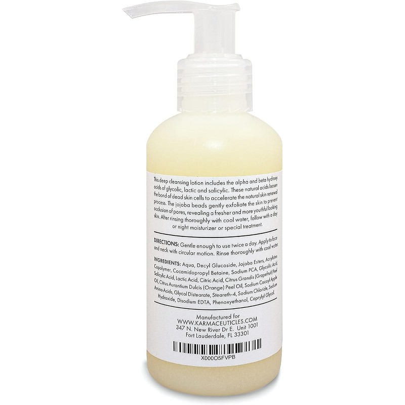 AHA BHA Exfoliating Cleanser, 5.5 oz.