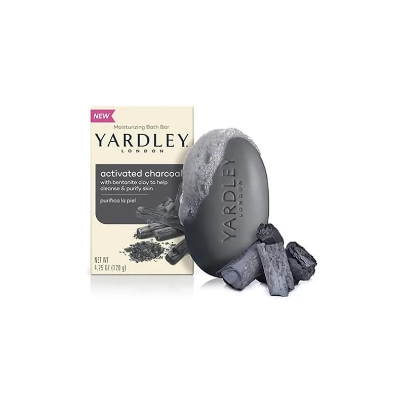Jabón De Baño Yardley London Carbón Activado 120g Charcoal